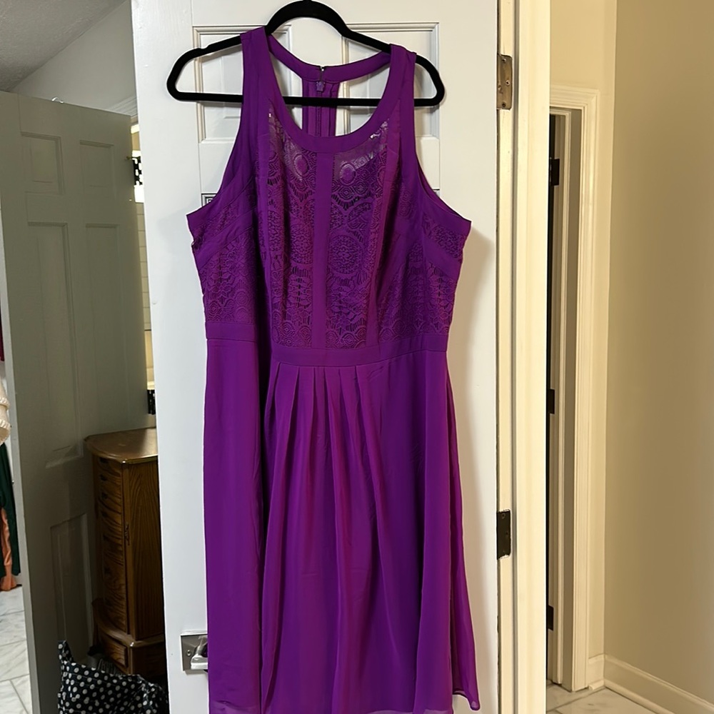 Size 22w Purple City Chic dress